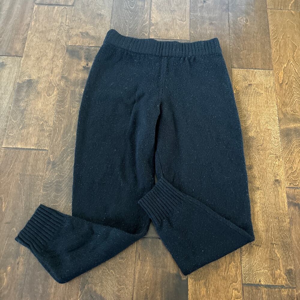 Express Women's XS Wool Blend Knit Pants Leggings Lounge Comfy Black